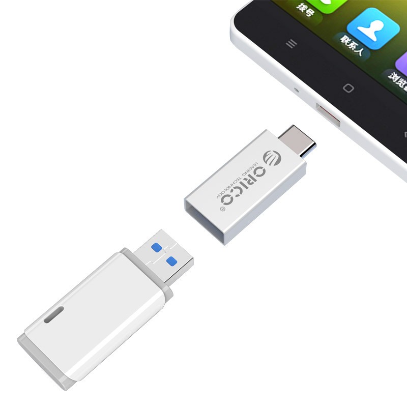 Orico Usb 3 0 To Usb 3 1 Type C Adapter Converter Cta1 Silver Jakartanotebook Com