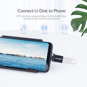 Orico USB Type C to USB Type A 3.0 OTG Adapter Converter - CBT-UT01 - Black - 4