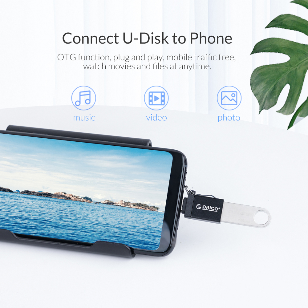 Gambar produk Orico USB Type C to USB Type A 3.0 OTG Adapter Converter - CBT-UT01