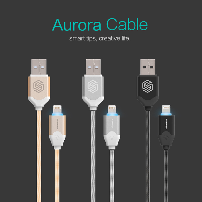Nillkin Aurora Cable Charge & Sync Lightning Cable for 