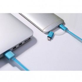 Remax Aurora High Speed Double Sided Micro Usb / Lightning RC-020t - Orange - 7