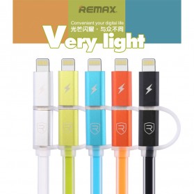Remax Aurora High Speed Double Sided Micro Usb / Lightning RC-020t - Orange - 8