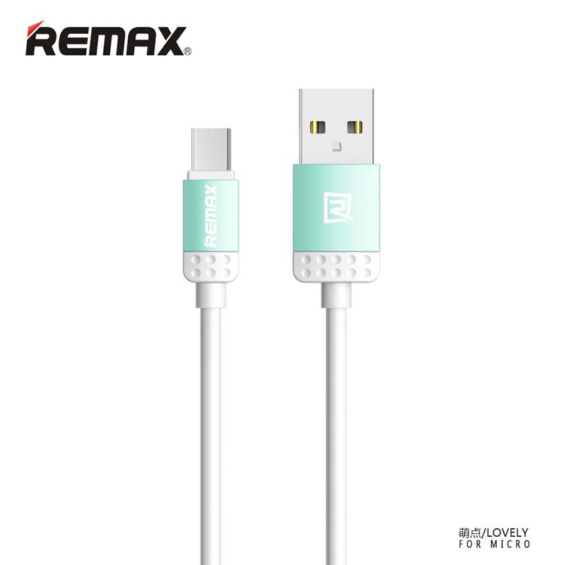 Remax Lovely Micro USB Cable for Smartphone - Blue - 1