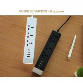 Remax Business Version RU-S2 4 Ports USB Hub Charger and 3 EU Universal Plug - White - 2