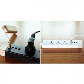 Remax Business Version RU-S2 4 Ports USB Hub Charger and 3 EU Universal Plug - White - 3
