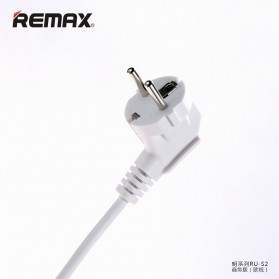 Remax Business Version RU-S2 4 Ports USB Hub Charger and 3 EU Universal Plug - White - 4