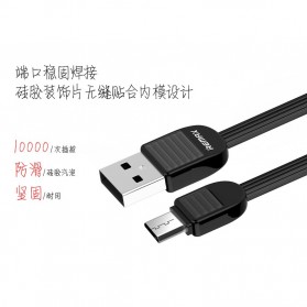 Ремакс Слоеное быстрой зарядки Micro USB-кабель для смартфонов - RC-045m - черный - 4