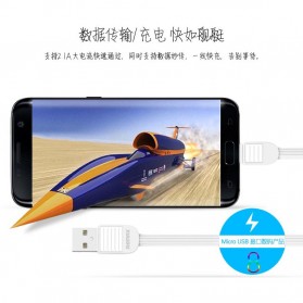 Ремакс Слоеное быстрой зарядки Micro USB-кабель для смартфонов - RC-045m - черный - 5