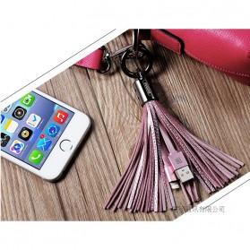 Remax Ring Keychain Lightning Cable 11.7cm for iPhone 6/7/8/X - RC-053i - Black - 3
