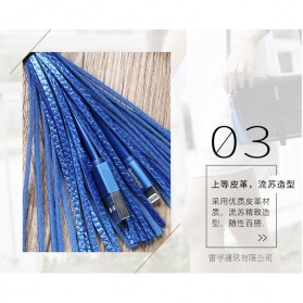 Remax Ring Keychain Lightning Cable 11.7cm for iPhone 6/7/8/X - RC-053i - Black - 7