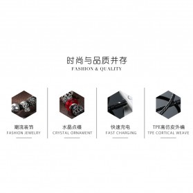 Remax Jewellery Series Kabel Lightning - RC-058i - Red - 6