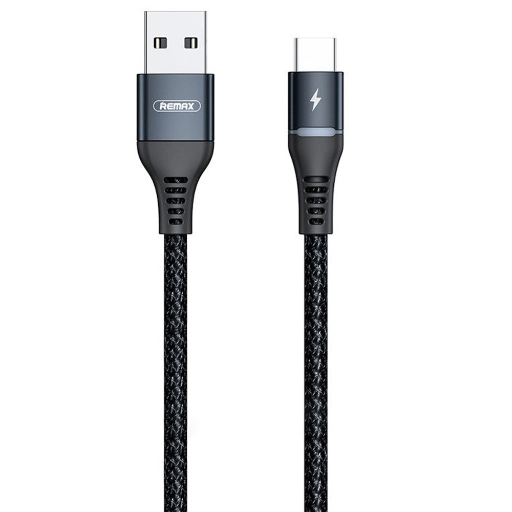 Remax Colorful Light Series Kabel Lightning Led Braided Cable Data