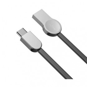 Baseus Kabel Charger Zinc Alloy USB Type C - CATKB-01 - Black - 6