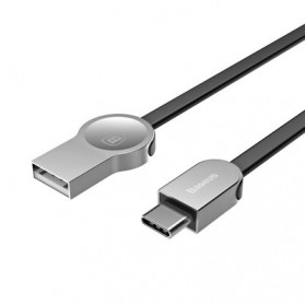 Baseus Kabel Charger Zinc Alloy USB Type C - CATKB-01 - Black - 7