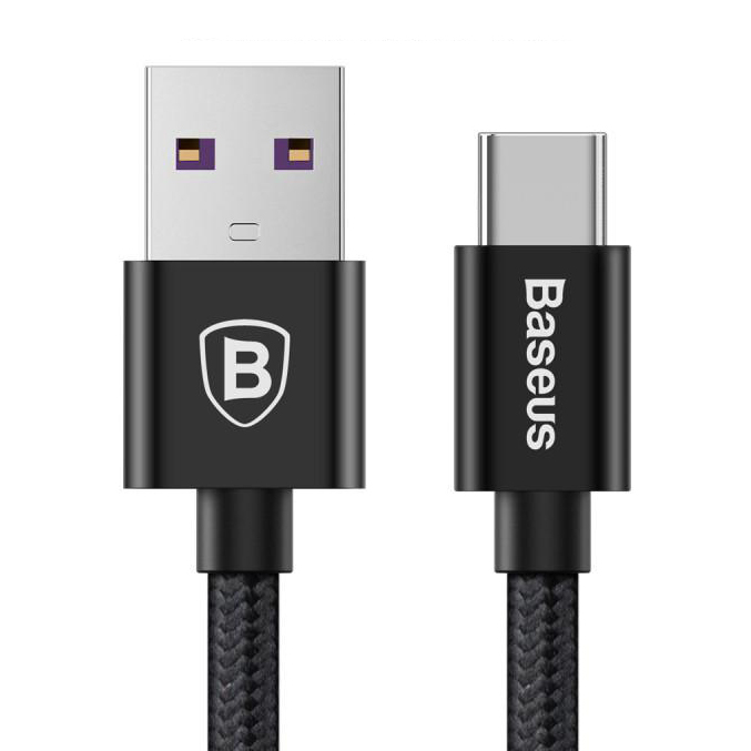 Baseus Speed Series Kabel Charger Usb Type C 5a 1 Meter Black