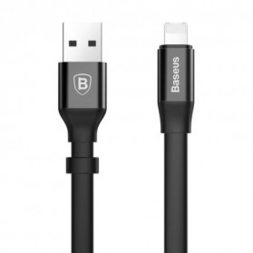 Baseus Nimble Series 2 in 1 Kabel Micro USB + Lightning 2A 23 CM - CALMBJ-01 - Black