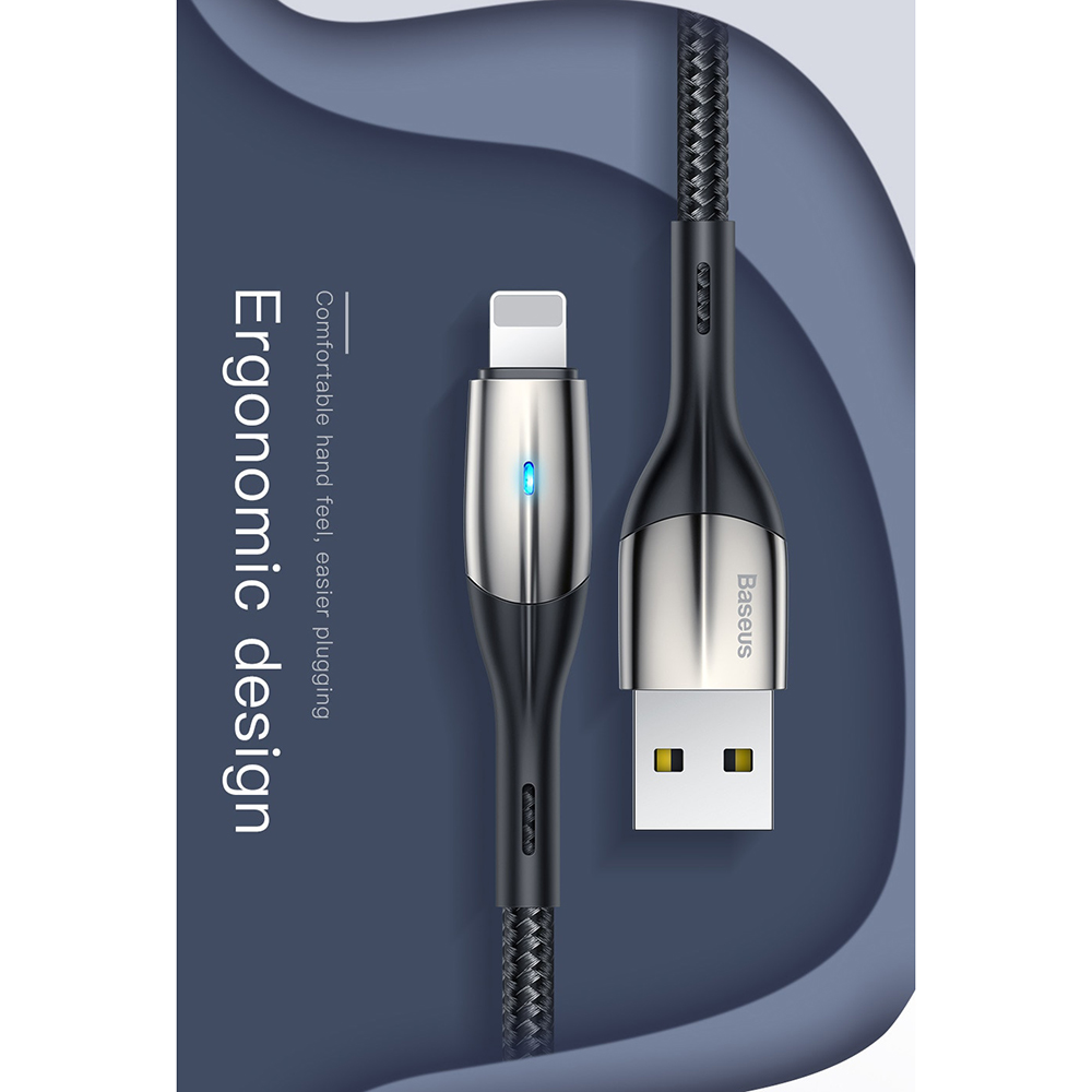 Baseus Kabel Charger Lightning Zinc Alloy A Meter Black My XXX Hot Girl