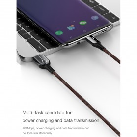 Baseus Kabel Charger USB Type C Intelligent Power Off 3A 1 Meter - CATCD-01 - Black - 8