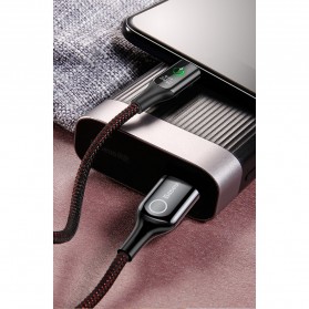 Baseus Kabel Charger USB Type C Intelligent Power Off 3A 1 Meter - CATCD-01 - Black - 9