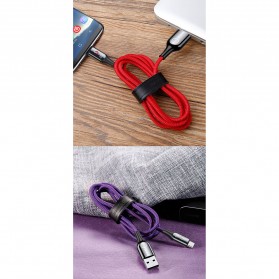 Baseus Kabel Charger USB Type C Intelligent Power Off 3A 1 Meter - CATCD-01 - Black - 10