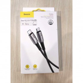 Baseus Kabel USB True Quick Charger Type C to Type C 3A Water Drop Shape- CATSD-J01 - Black - 13