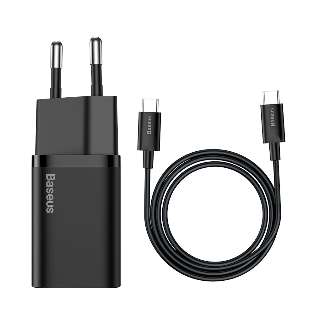 Gambar produk Baseus Super Si 1C Charger USB Type C PD QC4.0 20W - TZCCSUP-B01