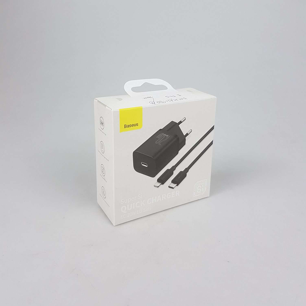Gambar produk Baseus Super Si 1C Charger USB Type C PD QC4.0 20W - TZCCSUP-B01