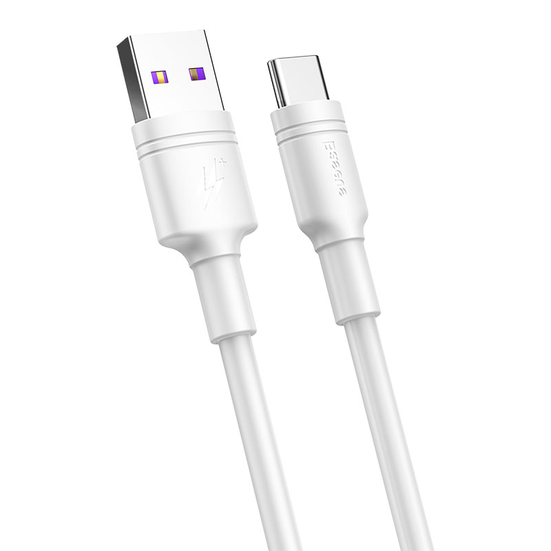 Gambar produk Baseus Double-ring Kabel Charger USB Type C 5A 1 Meter - CATSH-B02