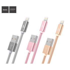 Hoco X2 Lightning Braided Cable for iPhone/iPad - Golden - 2