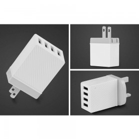 HOCO Charger USB 4 Port 3.4A - C23B - White - 6