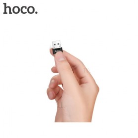 HOCO UA6 USB Type A to USB Type C Adapter Converter - Black - 2