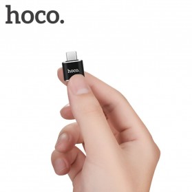 HOCO UA5 USB Type C to USB Type A OTG Adapter Converter - Black - 7