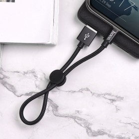 HOCO Premium Kabel Charger USB Type C 3A 25cm - X35 - Black - 3