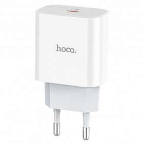 Hoco Charger USB Type C PD QC3.0 20W - C76A Plus - White - 1