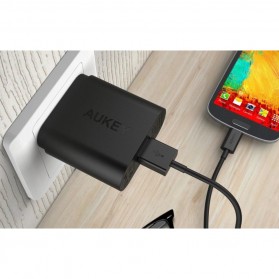 Aukey Charger USB 1 Port EU Plug 18W with QC 2.0 & AIPower - PA-U28 - Black - 8