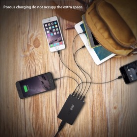 Aukey Charger USB 5 Port QC 3.0 & AiPower - PA-T15 - Black - 6