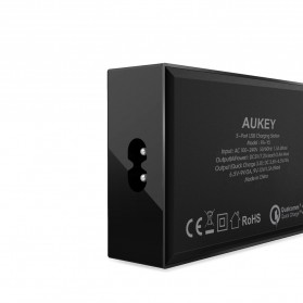 Aukey Charger USB 4 Port+1 Port Type C 54W QC3.0 & AiPower - PA-Y5 - Black - 3