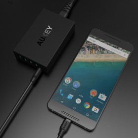 Aukey Charger USB 4 Port+1 Port Type C 54W QC3.0 & AiPower - PA-Y5 - Black - 5