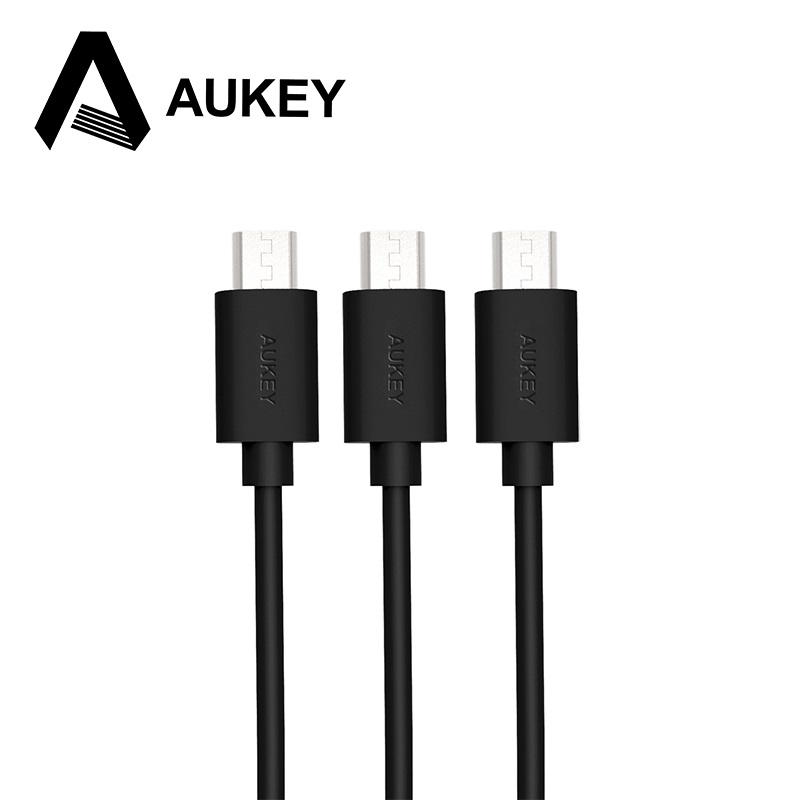 Aukey Kabel Charger Micro USB 5 PCS - CB-D5 - Black