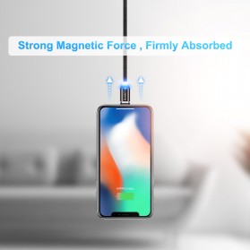 Floveme Kabel Charger Magnetic USB Type C 1 Meter - D41922 - Black - 4