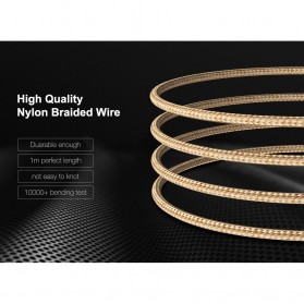 Floveme Kabel Charger Magnetic USB Type C 1 Meter - D41922 - Black - 7