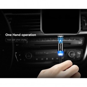 Floveme Kabel Charger Magnetic USB Type C 1 Meter - D41922 - Black - 8