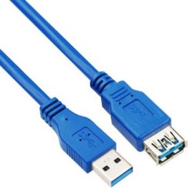 Robotsky Kabel Ekstensi USB 3.0 Male to Female 1.5M - A27 - Blue