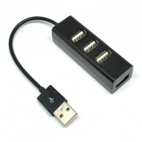 EASYIDEA Portable USB Hub 4 Port - HB3004 - Black