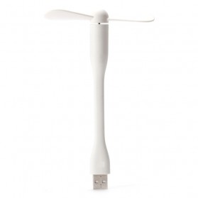 Xiaomi Portable USB Fan Kipas Angin Mini (Replika 1:1) - White - 1