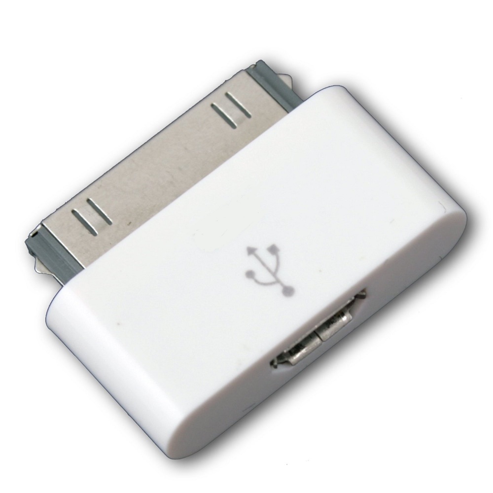 Adapter Konverter 30 Pin Apple ke Micro USB untuk iPhone 4 