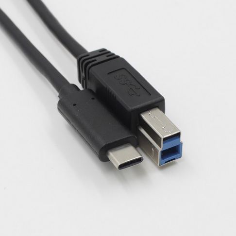 USB 3.1 Type C to USB Type B Data Cable - Black 