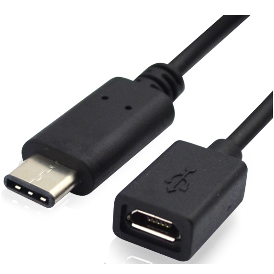usb type c to micro usb extension cable adapter 1 port black jakartanotebook usb type c to micro usb extension cable adapter 1 port black jakartanotebook