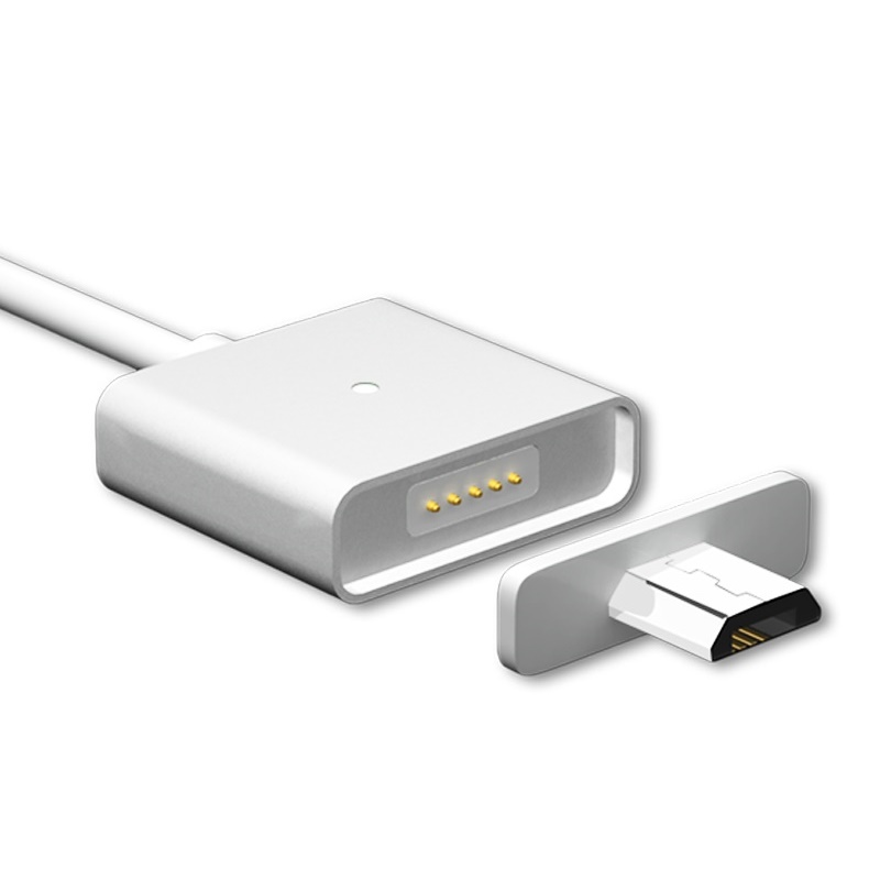 Kabel Micro USB Magnetic - Silver - JakartaNotebook.com