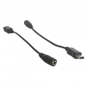 ROVTOP Kabel Mini USB ke AUX 3.5mm - 3C - Black - 3